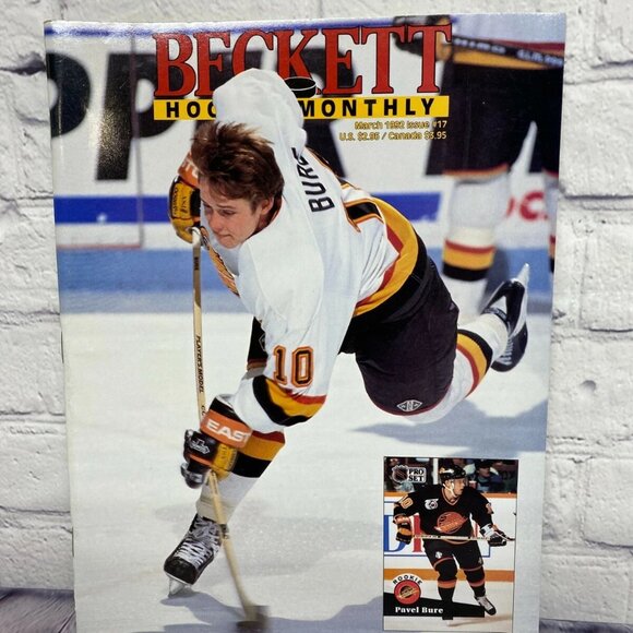 Vintage Magazines Lot of 6 Beckett Hockey Monthly 1990s #12 17 20 40 50 77 Bure - Picture 5 of 9